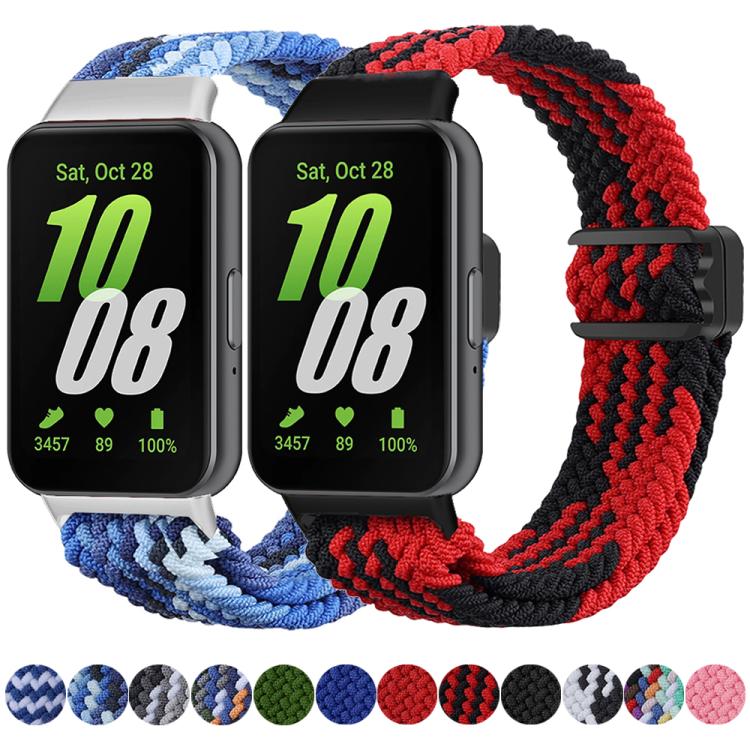 xDfind Magnetic Buckle Nylon Braided Watch Band, For Samsung Galaxy Fit 3