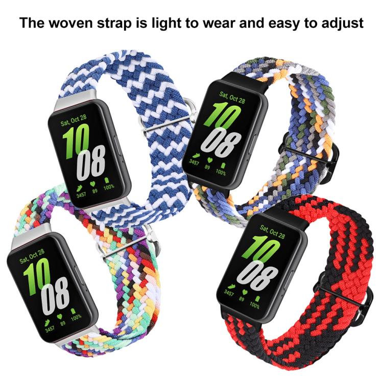 xDfind Magnetic Buckle Nylon Braided Watch Band, For Samsung Galaxy Fit 3