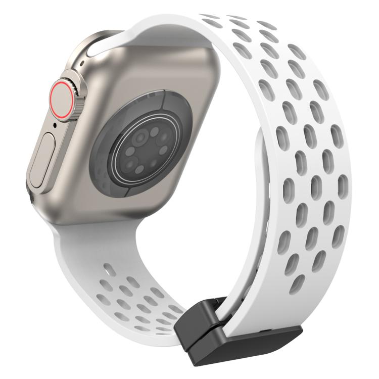 xDfind Magnetic Clasp Silicone Watch Band, For Apple Watch 38 / 40 / 41 / S10 42mm