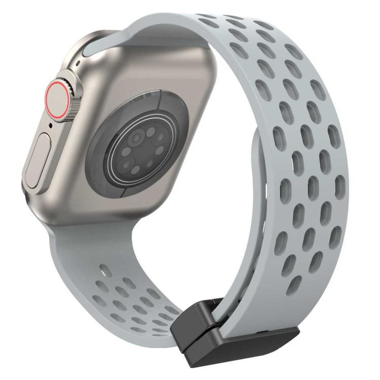 xDfind Magnetic Clasp Silicone Watch Band, For Apple Watch 38 / 40 / 41 / S10 42mm