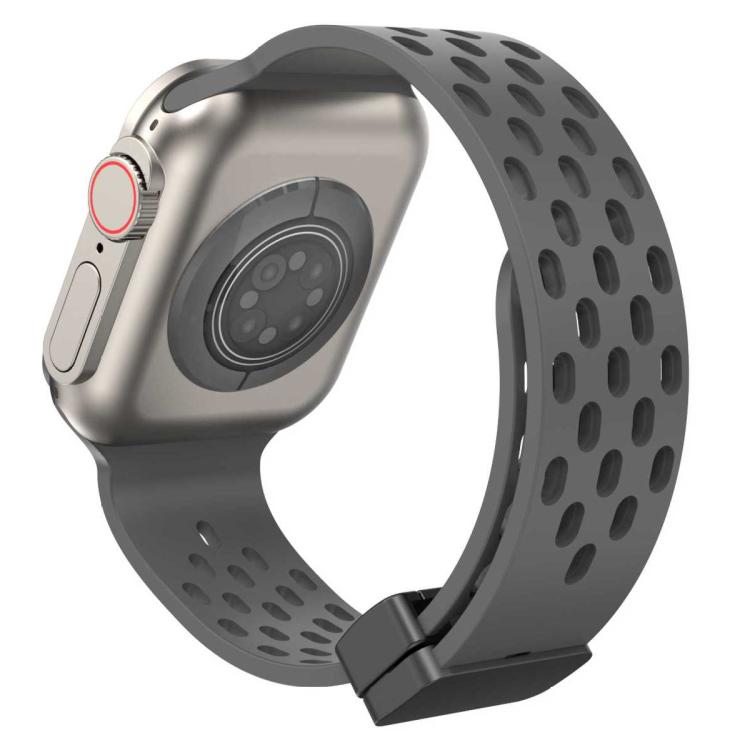 xDfind Magnetic Clasp Silicone Watch Band, For Apple Watch 38 / 40 / 41 / S10 42mm
