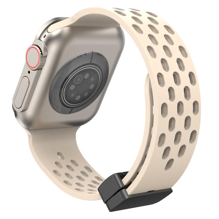 xDfind Magnetic Clasp Silicone Watch Band, For Apple Watch 38 / 40 / 41 / S10 42mm