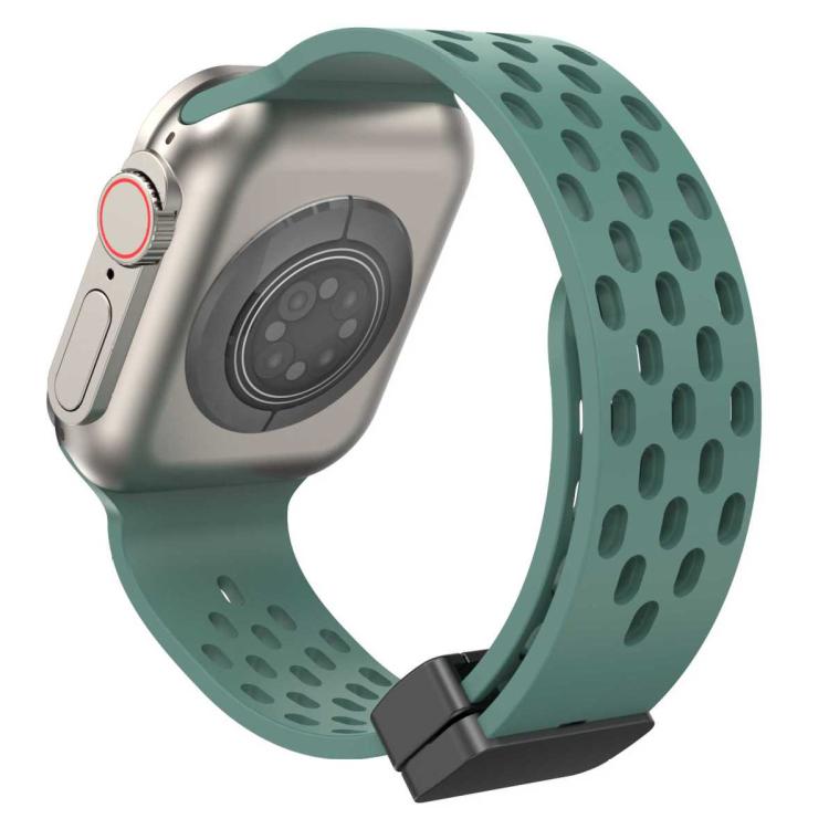 xDfind Magnetic Clasp Silicone Watch Band, For Apple Watch 38 / 40 / 41 / S10 42mm