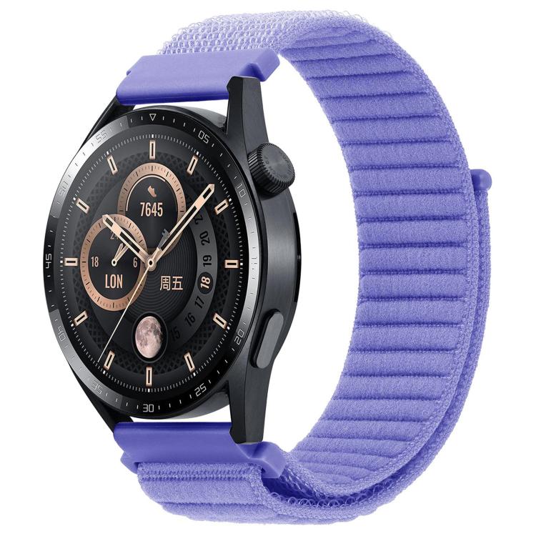 xDfind Wave Texture Nylon Hook and Loop Fastener Watch Band, 20mm