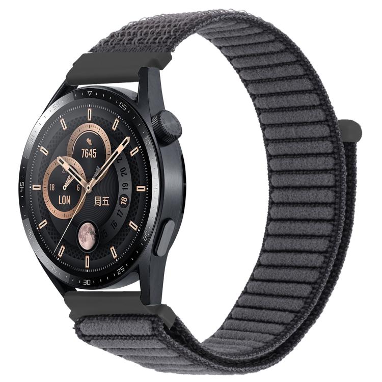 xDfind Wave Texture Nylon Hook and Loop Fastener Watch Band, 20mm