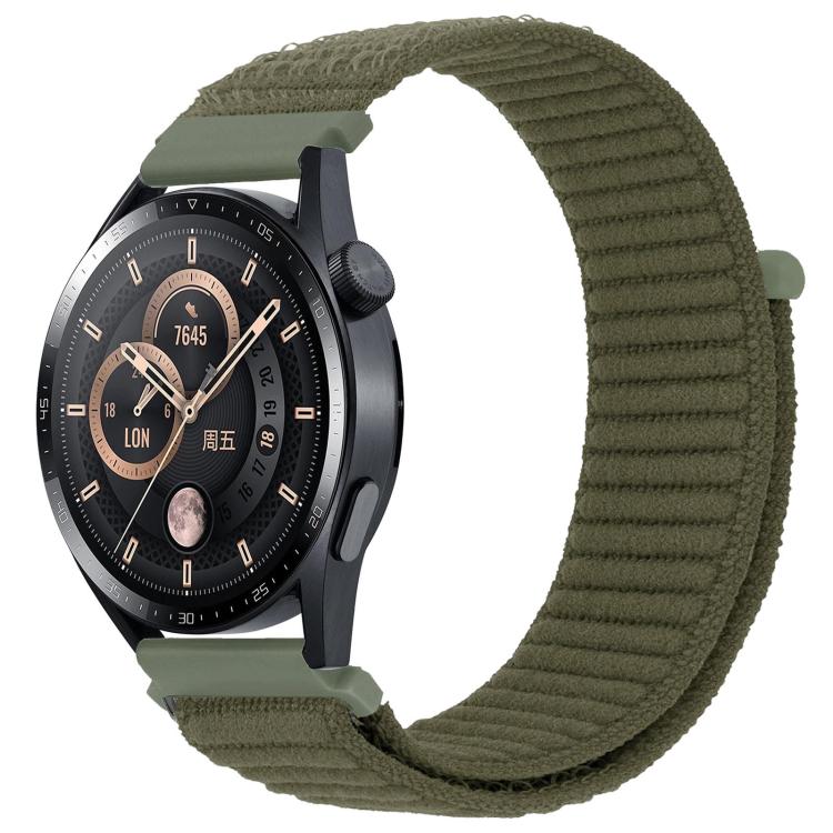 xDfind Wave Texture Nylon Hook and Loop Fastener Watch Band, 20mm