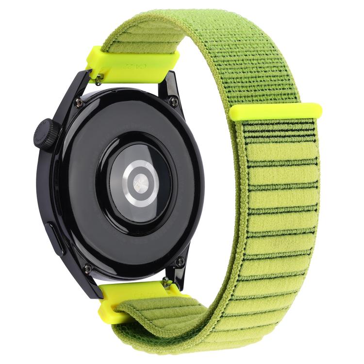 xDfind Wave Texture Nylon Hook and Loop Fastener Watch Band, 22mm