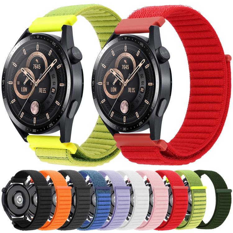 xDfind Wave Texture Nylon Hook and Loop Fastener Watch Band