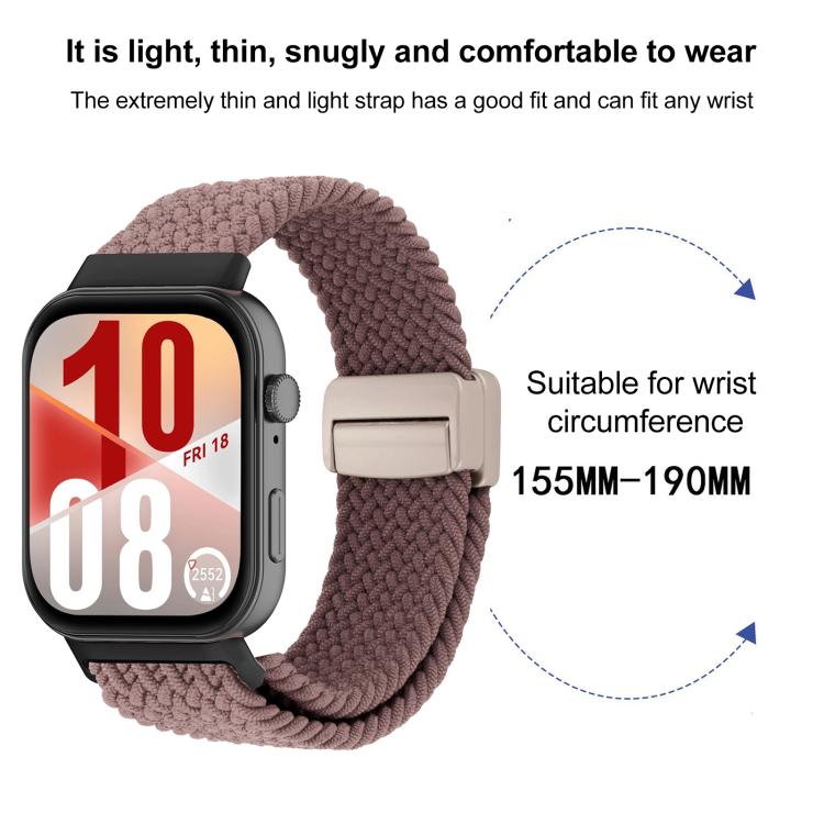 xDfind Magnetic Buckle Loop Woven Watch Band