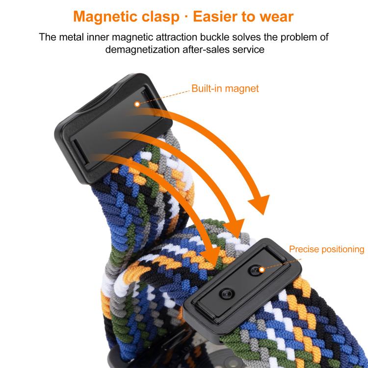 xDfind Magnetic Buckle Loop Woven Watch Band