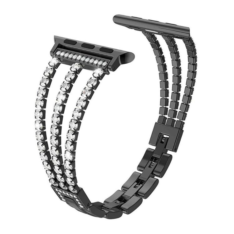 xDfind Three Diamond Metal Watch Band, For Apple Watch 42 / 44 / 45 / 46 / 49mm