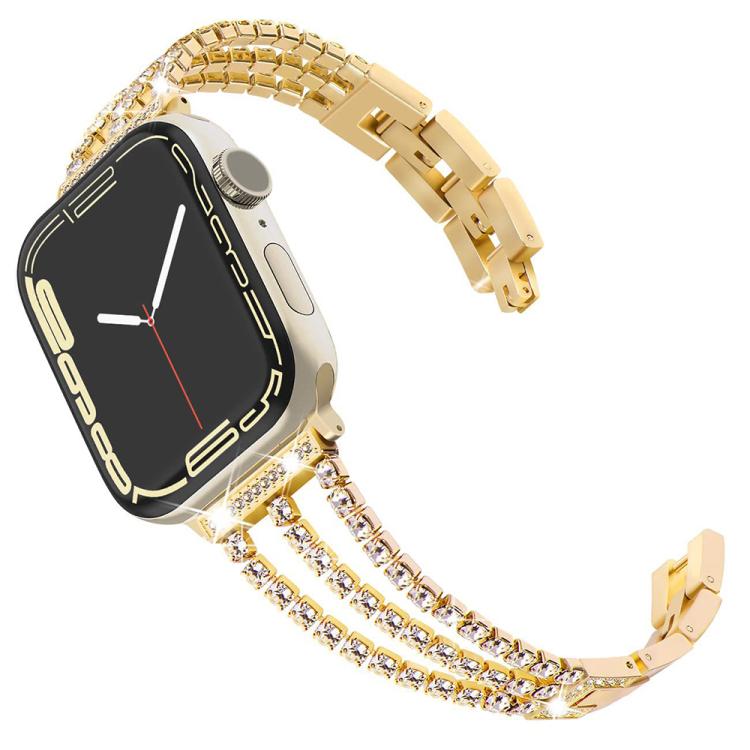 xDfind Three Diamond Metal Watch Band, For Apple Watch 38 / 40 / 41 / S10 42mm