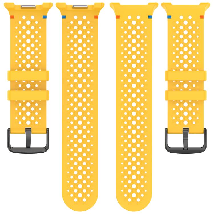 xDfind Alloy Black Buckle Honeycomb Breathable Silicone Watch Band, For Samsung Galaxy Watch8 / Watch8 Classic