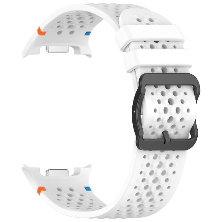 xDfind Ladder Black Buckle Honeycomb Breathable Silicone Watch Band
