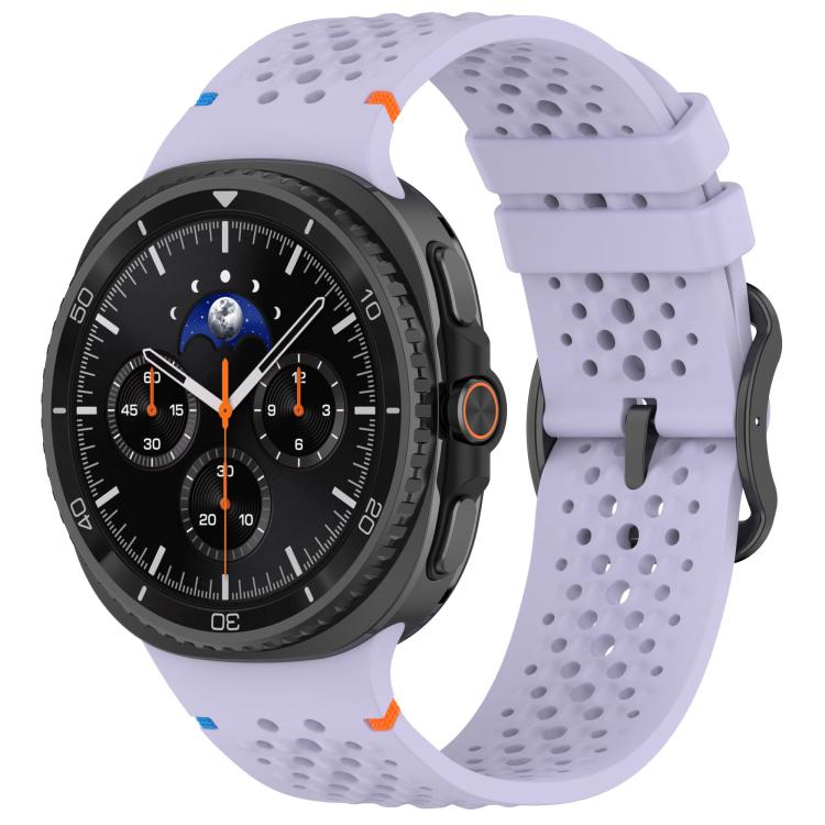 xDfind Ladder Black Buckle Honeycomb Breathable Silicone Watch Band