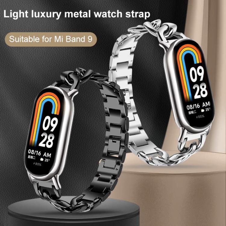 xDfind Single-row Denim Chain Stainless Steel Watch Band