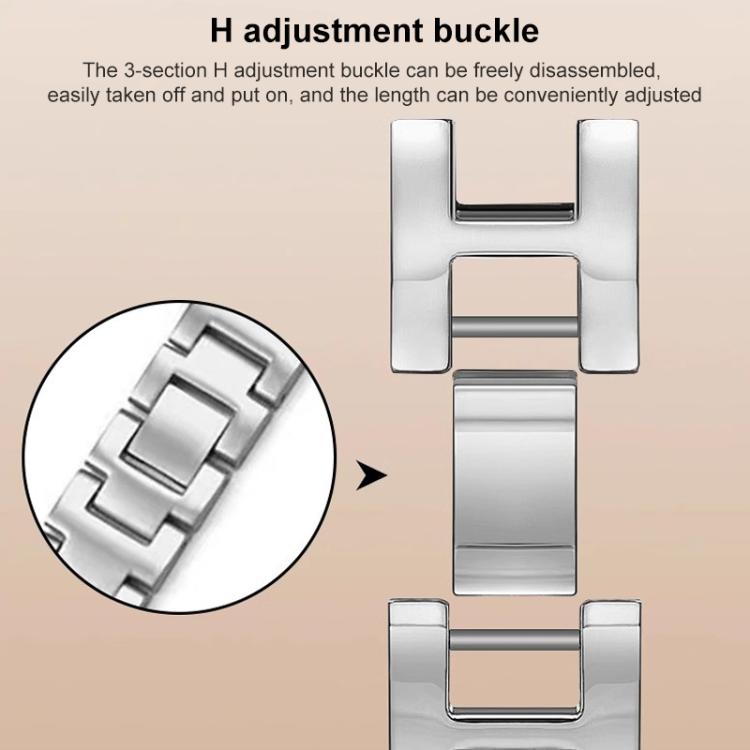 xDfind Single-row Denim Chain Stainless Steel Watch Band