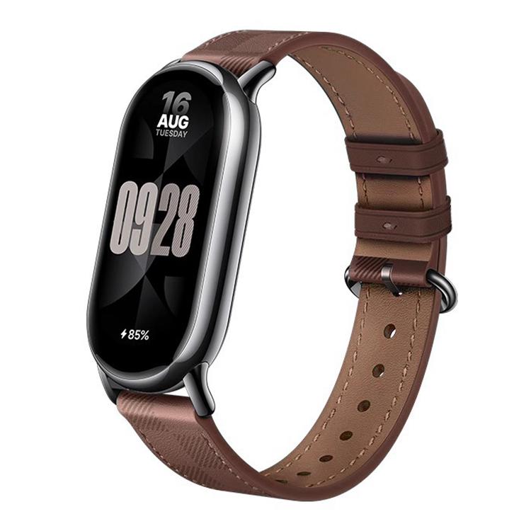 xDfind Plaid Texture Leather Watch Band