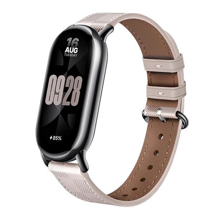 xDfind Plaid Texture Leather Watch Band