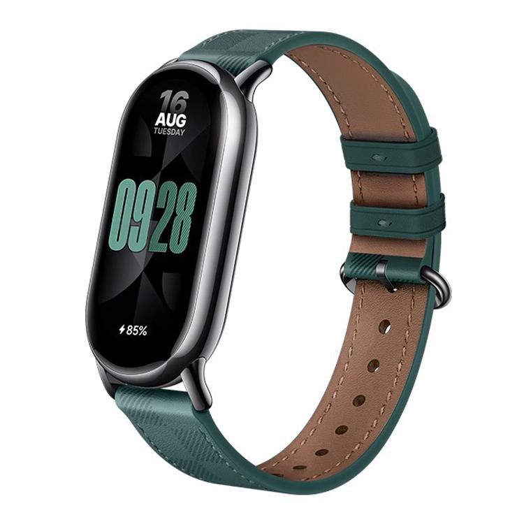 xDfind Plaid Texture Leather Watch Band