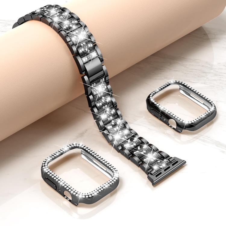 xDfind Diamond Jewelry Metal Watch Band with Case, For Apple Watch Series 10 46mm