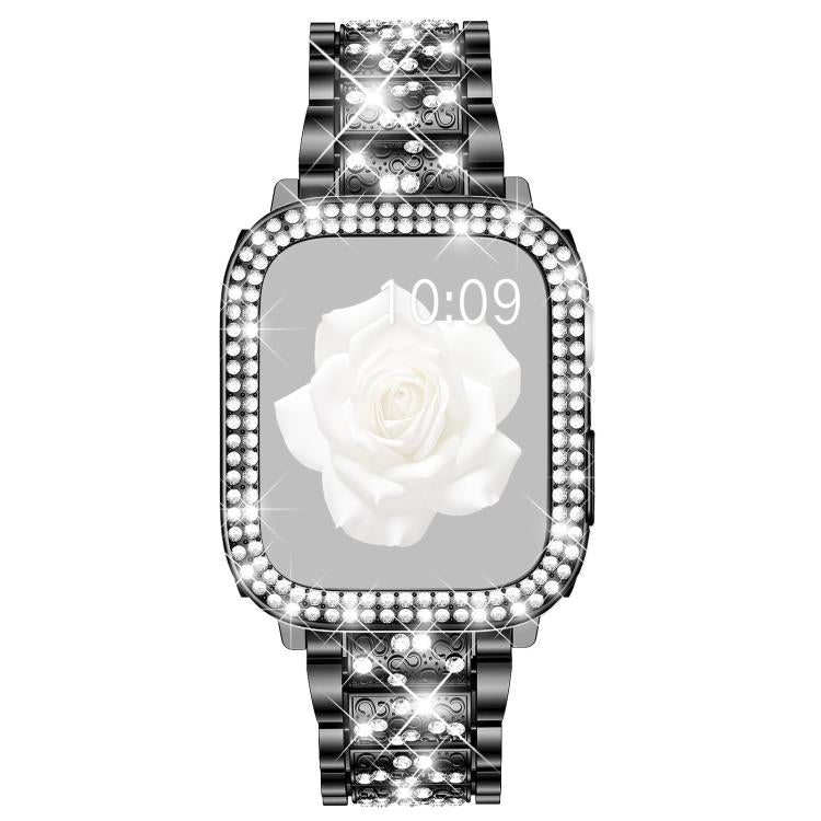 xDfind Diamond Jewelry Metal Watch Band with Case, For Apple Watch Series 44mm
