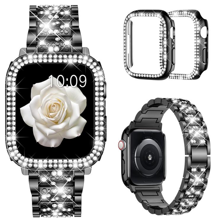xDfind Diamond Jewelry Metal Watch Band with Case, For Apple Watch Series 38mm