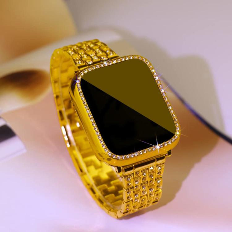xDfind Bling Diamond Jewelry Metal Watch Band with Case, For Apple Watch Series 41mm