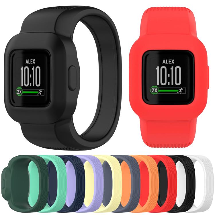 xDfind Solid Color Integrated Silicone Watch Band, For GarminFit jr. 3 / Vivofit JR 3