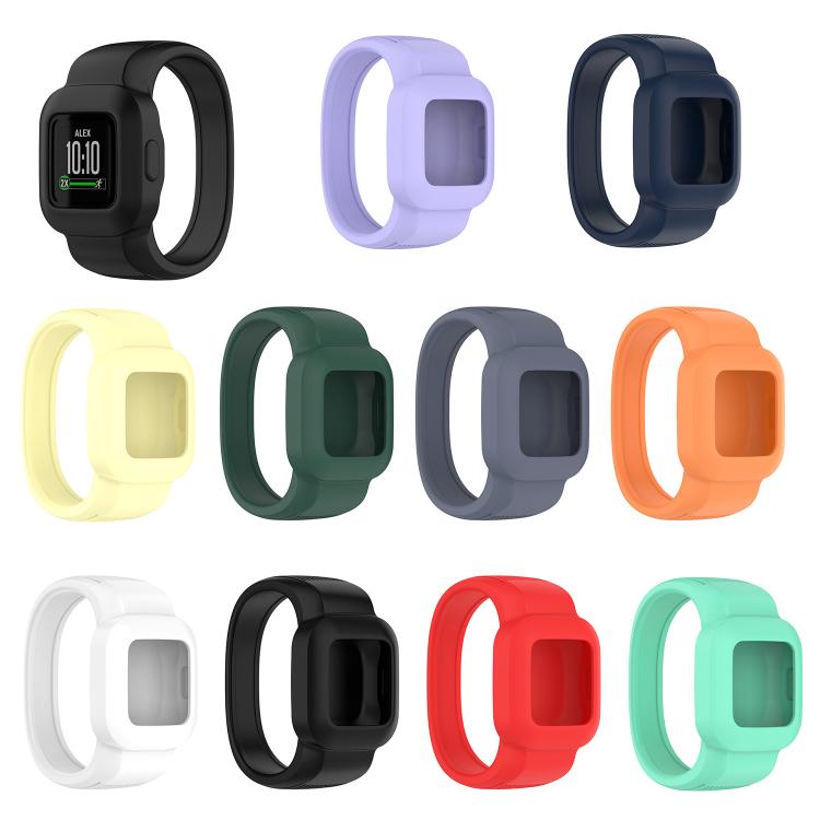 xDfind Solid Color Integrated Silicone Watch Band