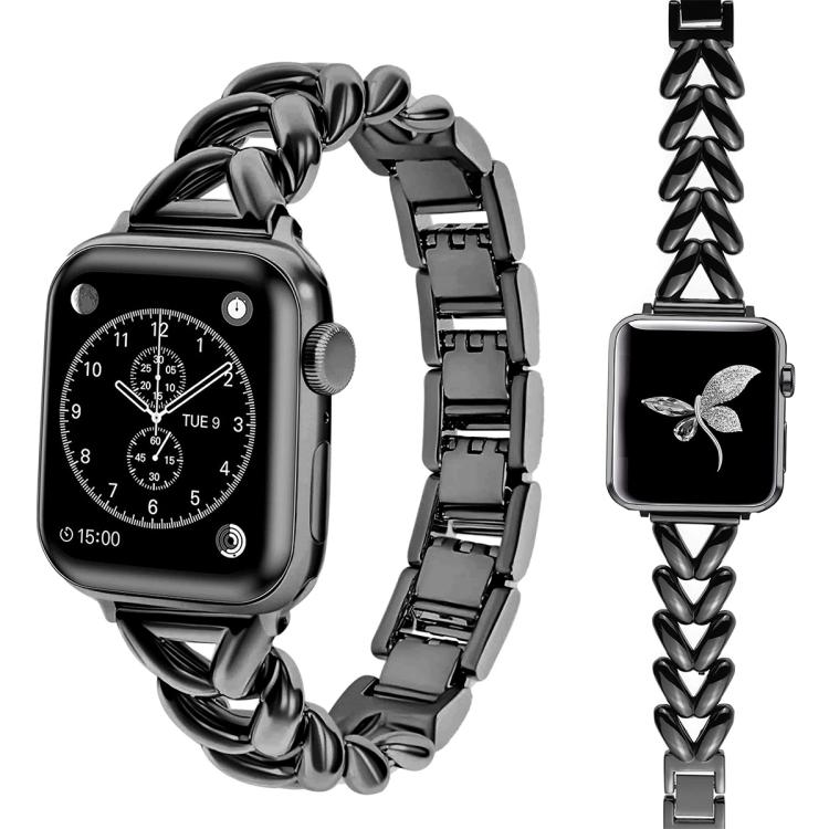 xDfind V-shaped Metal Watch Band, For Apple Watch 38 / 40 / 41 / S10 42mm