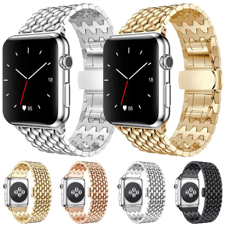 xDfind Dragon Texture Metal Watch Band