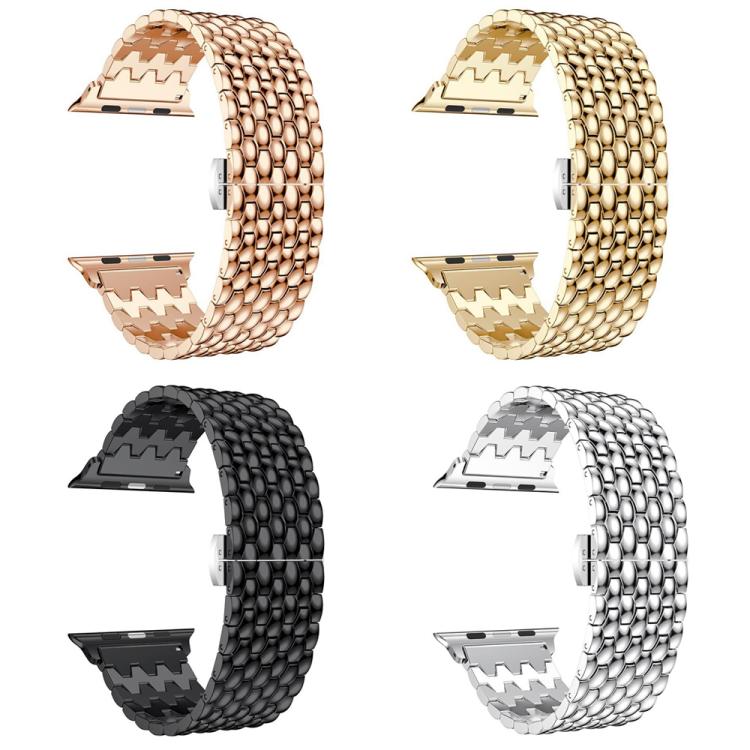 xDfind Dragon Texture Metal Watch Band