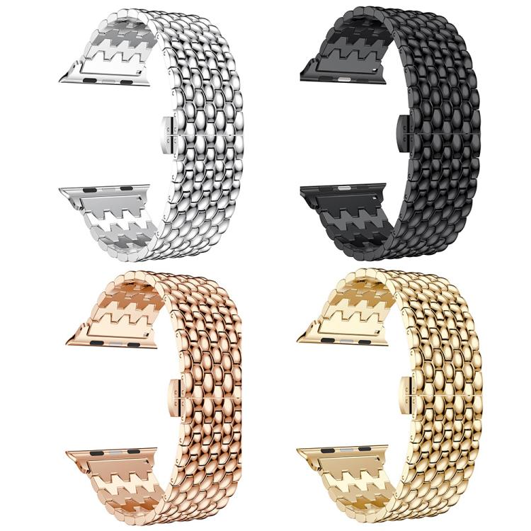 xDfind Dragon Texture Metal Watch Band