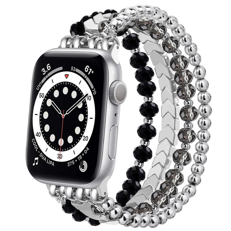 xDfind Arrow Crystal Beaded Metal Watch Band, For Apple Watch 38 / 40 / 41 / S10 42mm