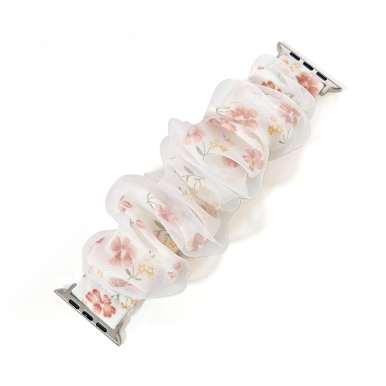 xDfind Polyester Hybrid Organza Double Layer Watch Band, For Apple Watch 42 / 44 / 45 / 46 / 49mm