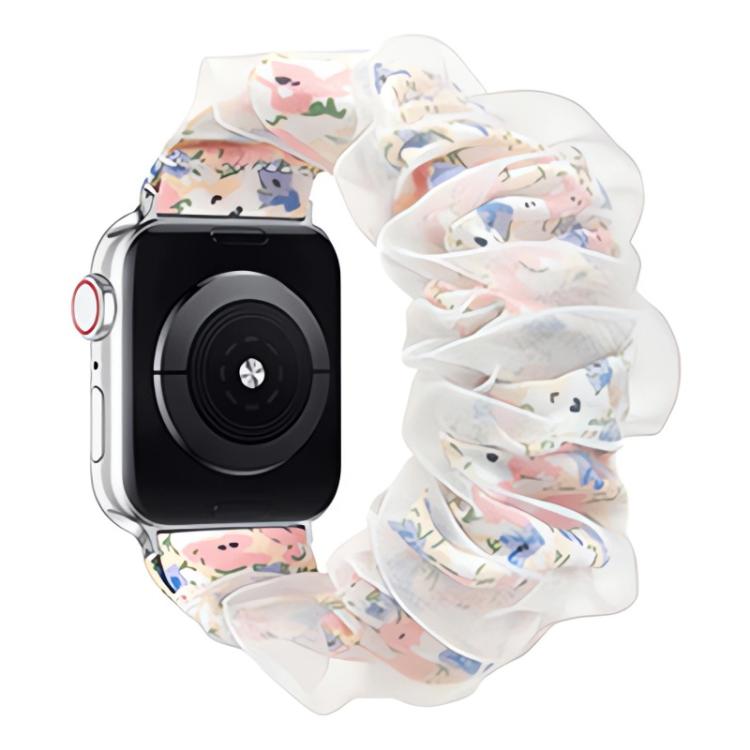 xDfind Polyester Hybrid Organza Double Layer Watch Band, For Apple Watch 42 / 44 / 45 / 46 / 49mm