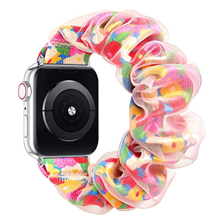 xDfind Polyester Hybrid Organza Double Layer Watch Band, For Apple Watch 42 / 44 / 45 / 46 / 49mm