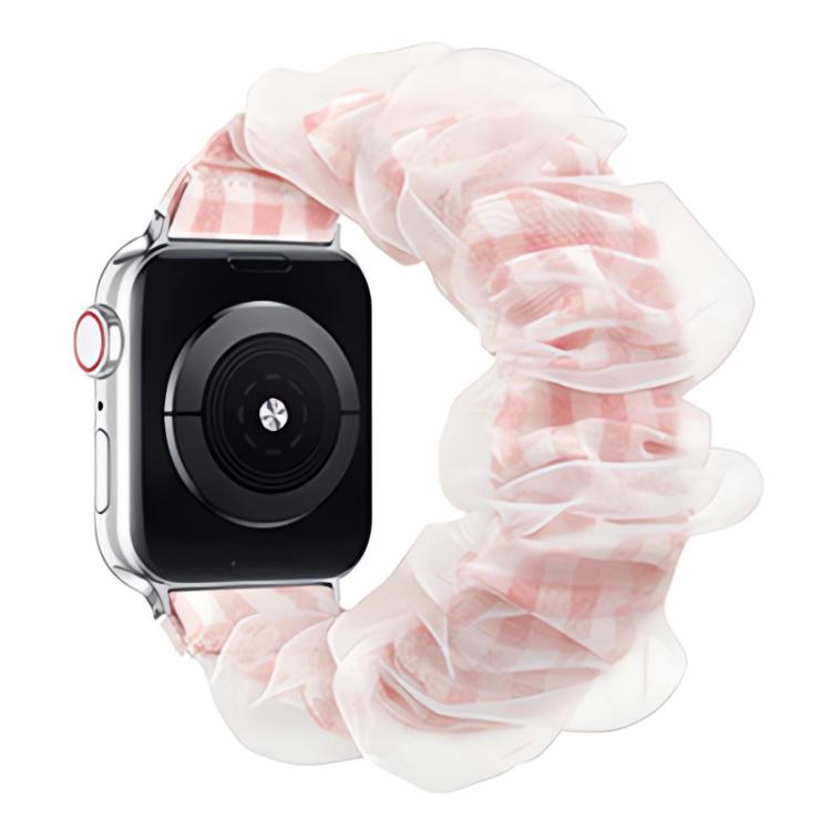 xDfind Polyester Hybrid Organza Double Layer Watch Band, For Apple Watch 42 / 44 / 45 / 46 / 49mm