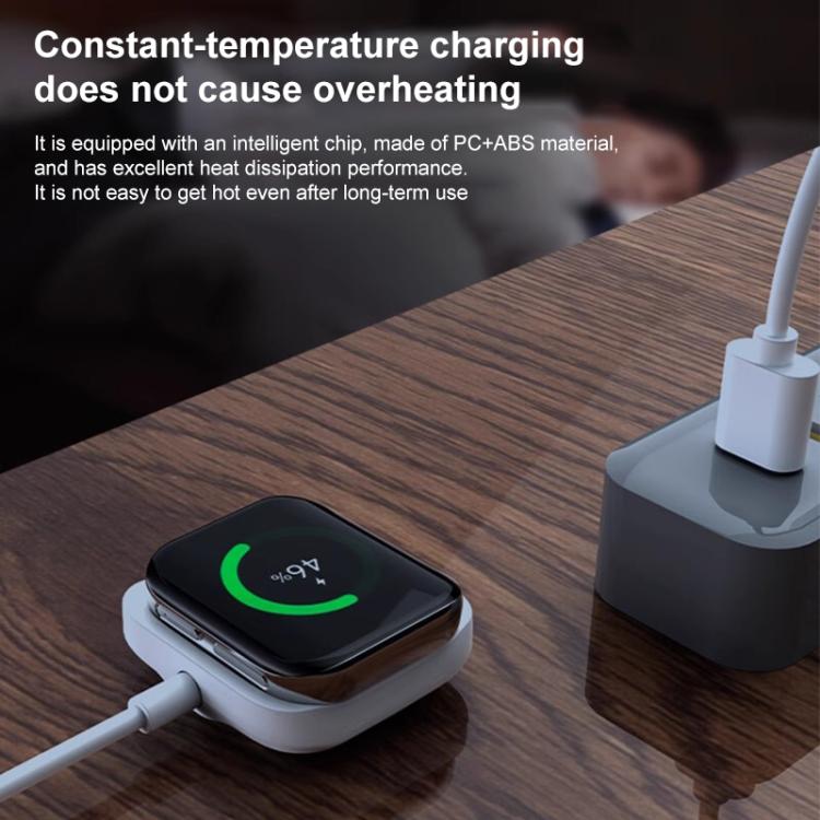 xDfind Portable Smart Watch Magnetic Wireless Charger, Length: 1m