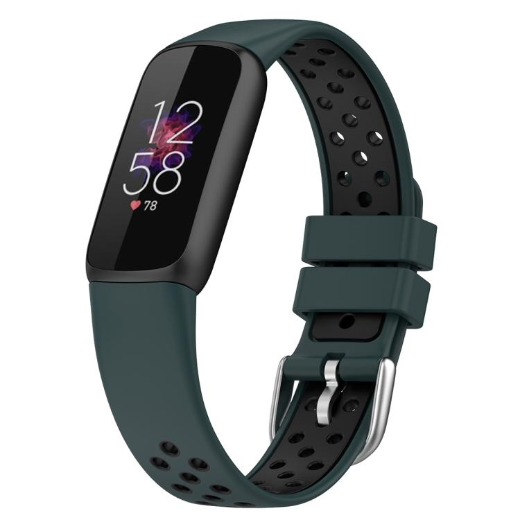 xDfind Breathable Holes Two-color Silicone Watch Band