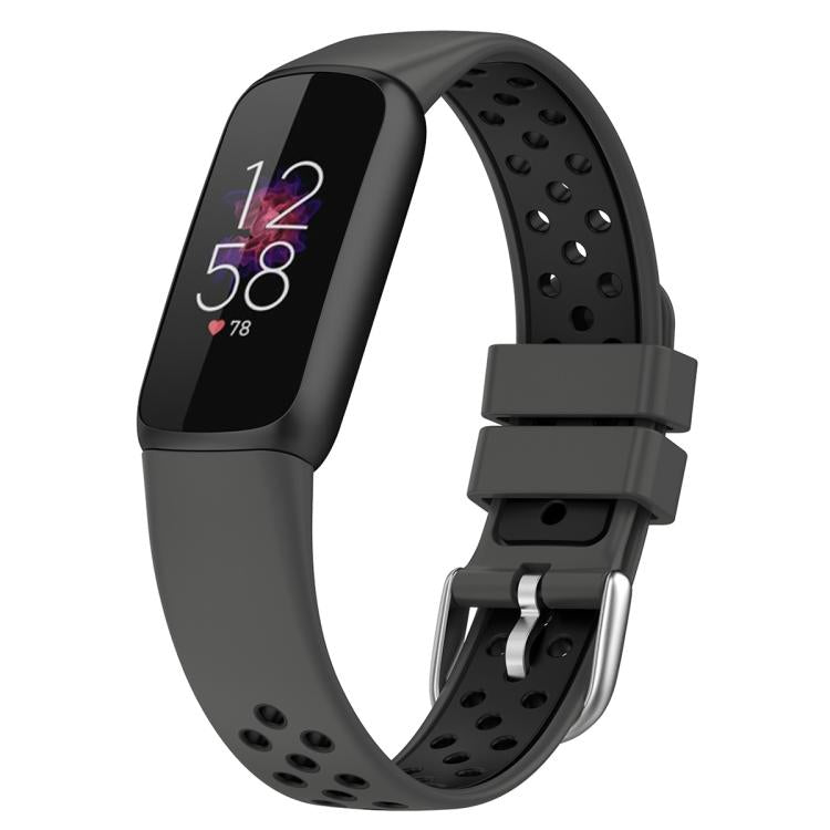 xDfind Breathable Holes Two-color Silicone Watch Band