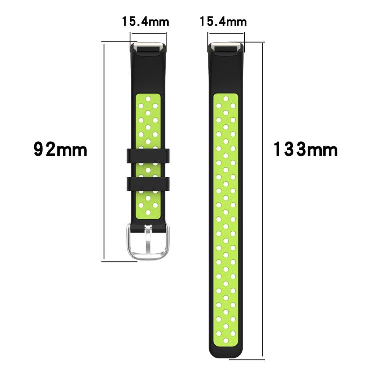 xDfind Breathable Holes Two-color Silicone Watch Band