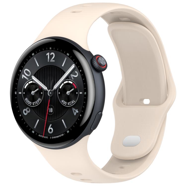 xDfind Silver Buckle Pure Color Silicone Watch Band, For vivo Watch 5