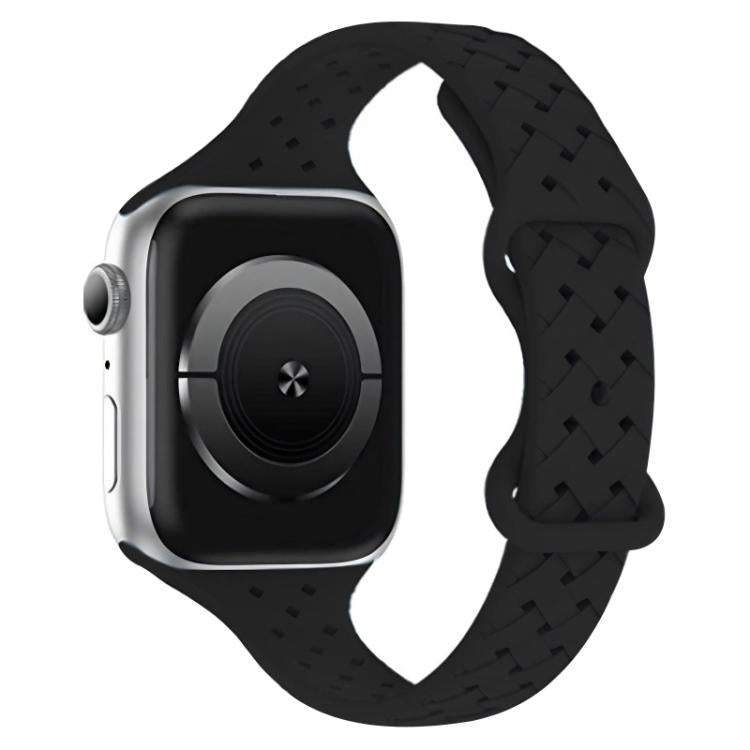 xDfind Butterfly Buckle Braid Silicone Watch Band
