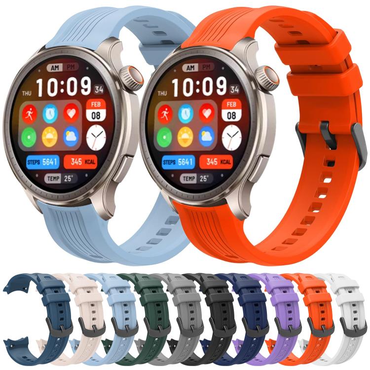 xDfind Black Buckle Silicone Watch Band