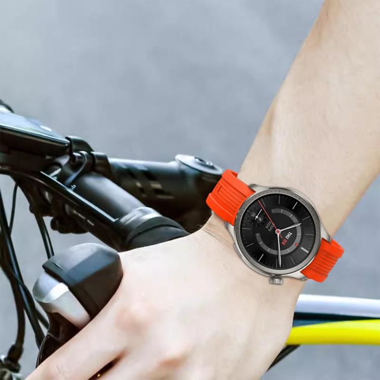 xDfind Black Buckle Silicone Watch Band