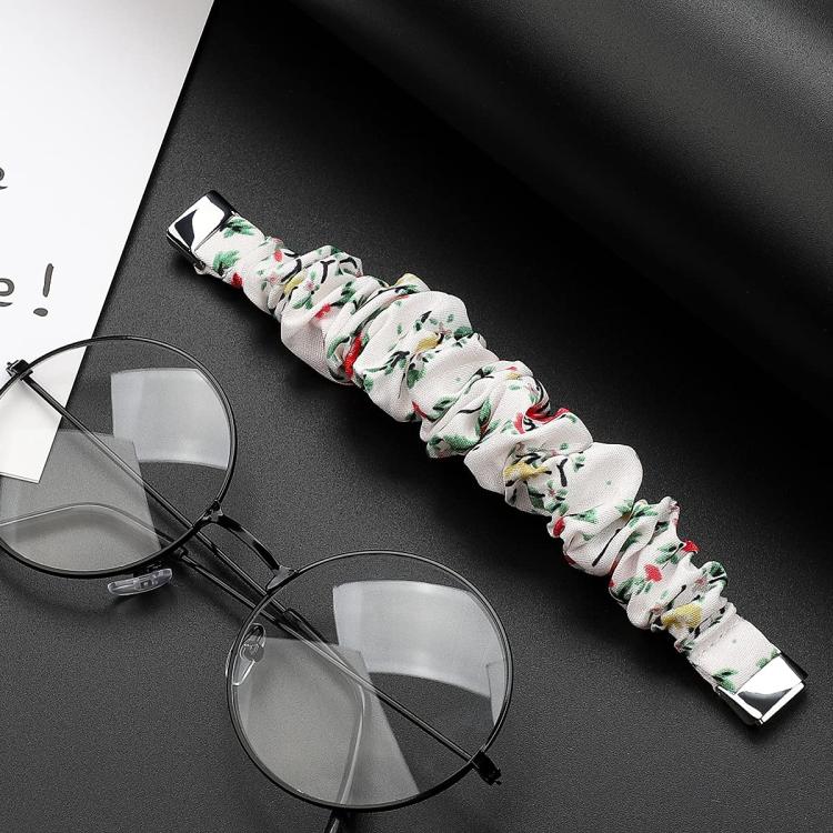 xDfind Polyester Elastic Wreath Watch Band For Fitbit Luxe, S