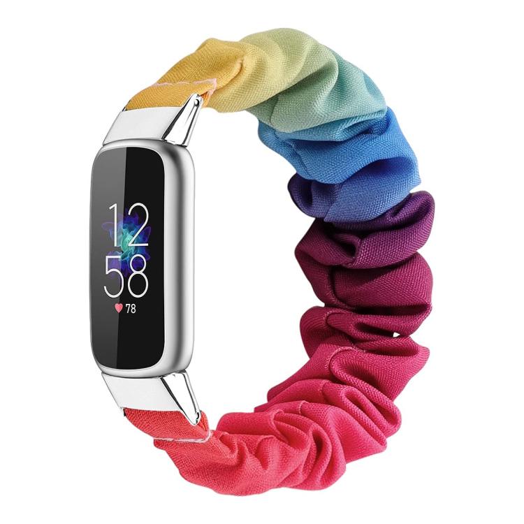 xDfind Polyester Elastic Wreath Watch Band For Fitbit Luxe