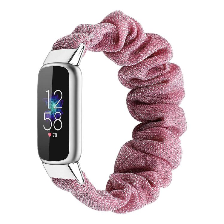 xDfind Polyester Elastic Wreath Watch Band For Fitbit Luxe, L